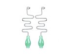 Aventurine Vase Earring For Sale