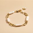 Baroque Pearl Chain Bracelet Cheap