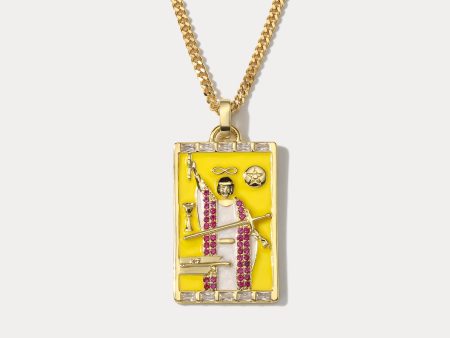 The Magician Tarot Card Necklace Online now