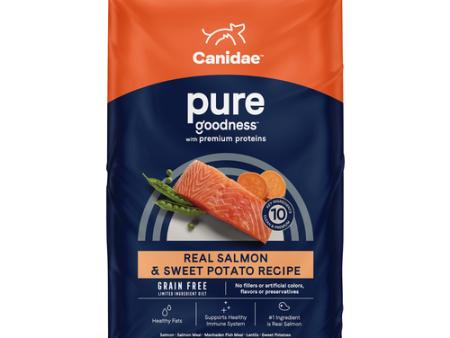 Canidae PURE Grain Free, Limited Ingredient Dry Dog Food, Salmon and Sweet Potato For Discount