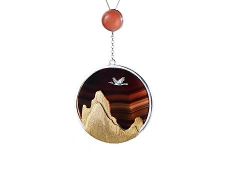 Sunset Mountain Pendant For Discount