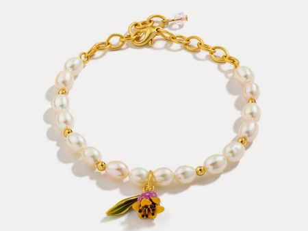 Purple Lily Of The Valley Bracelet For Cheap