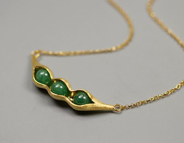 Peapod Necklace Fashion