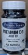 Vitamin Source Vitamin D3 400 IU 100 Softgels on Sale