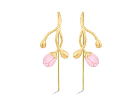 Jasmine Flower Pink Earring Online