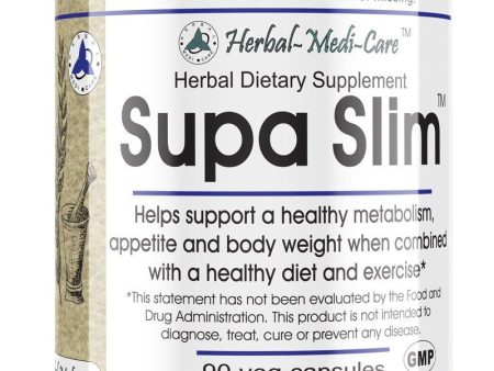 Herbal-Medi-Care Whole Food Supa Slim (Metabolism) Vegetarian Capsules; 90-Count Online Sale