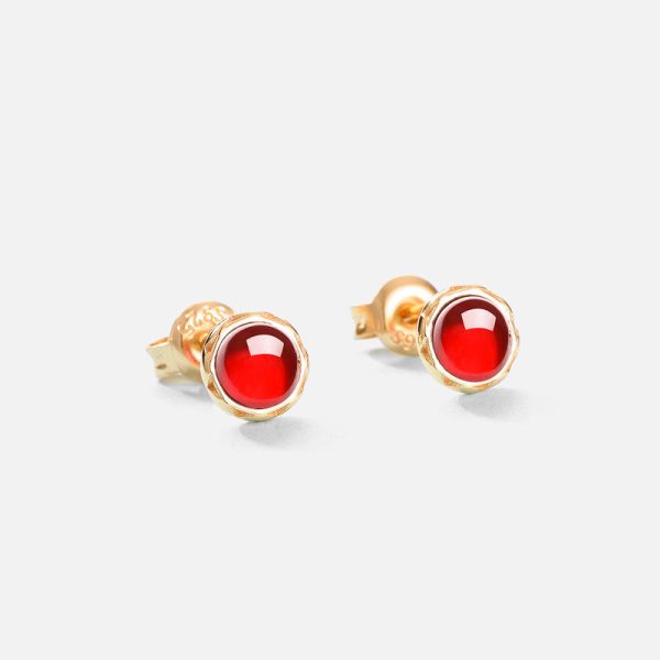 Garnet Earrings For Discount