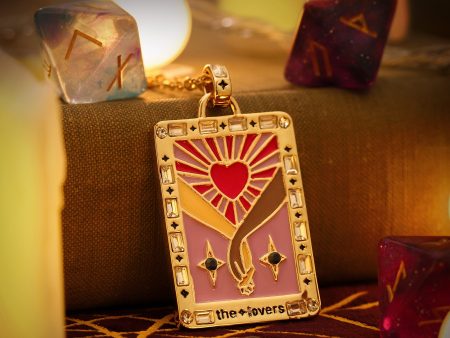 The Lovers Tarot Necklace Sale