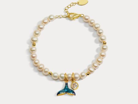 Mermaid Tail Pearl Bracelet For Discount