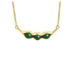 Peapod Necklace Fashion