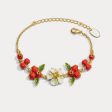 Cranberry Flowers Bracelet Fashion