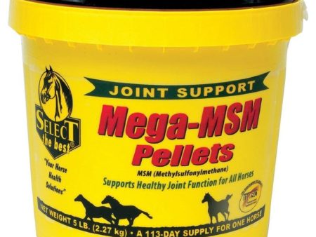 SELECT THE BEST MEGA-MSM PELLETS JOINT SUPPORT (5 LB-113 DAY) Fashion