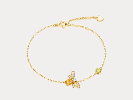 Citrine Honey Bee Bracelet Discount