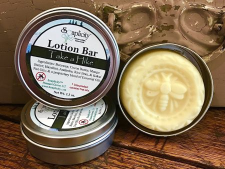 Take A Hike Lotion Bar - 100% Natural Bug Repellent For Cheap