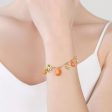 Golden Plum Flower Bracelet Discount