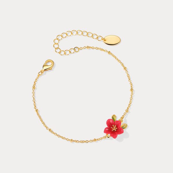 Begonia Flower Bracelet Hot on Sale