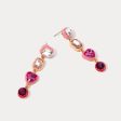 Enamel Heart Earrings Cheap