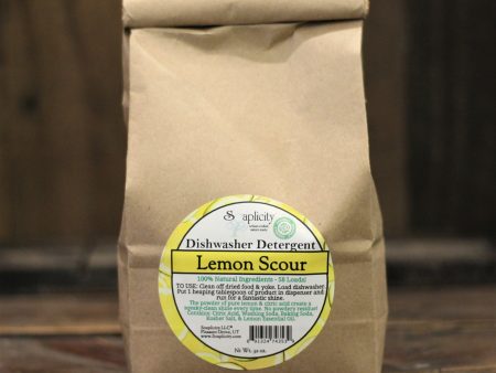 Lemon Scour Dishwasher Detergent - 100% Natural & Effective, 58 Loads Online Sale