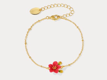 Begonia Flower Bracelet Hot on Sale