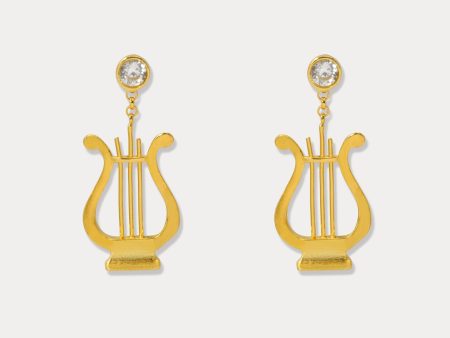 Aegean Lyre Earrings Supply