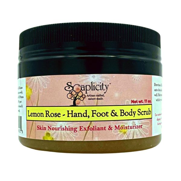 Lemon Rose Hand, Foot & Body Sugar Scrub For Cheap