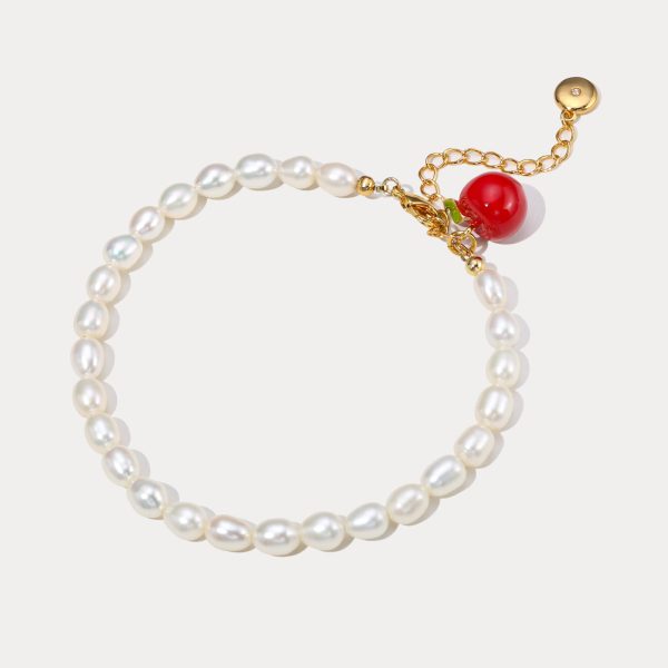 Apple Pearl Bracelet Online Sale