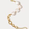 Pearl Hollow Chain Bracelet For Discount