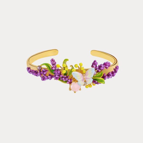 Lavender Butterfly Cuff Online