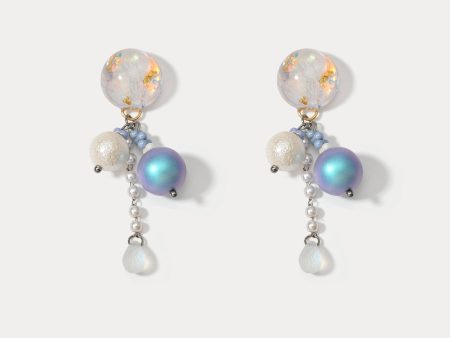 Czech Crystal Ocean Earrings For Cheap