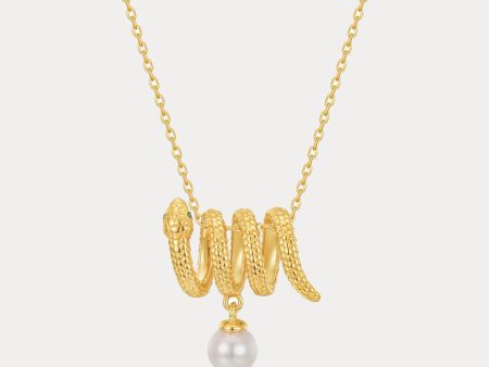 Twist Snake Necklace on Sale