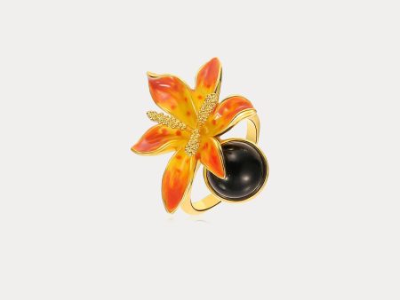 Leopard Flower Ring on Sale