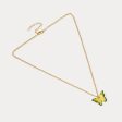 Yellow Butterfly Necklace Sale