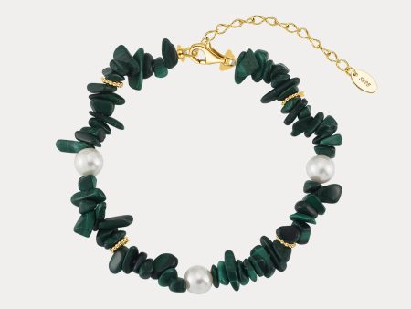 Malachite Pearl Bracelet Online