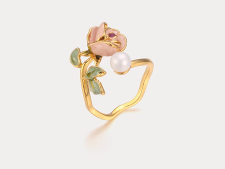 Flower Enamel Ring Online