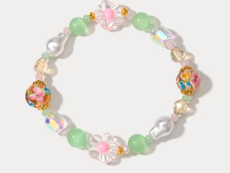 Pastel Natural Stone Beaded Bracelet Online Hot Sale