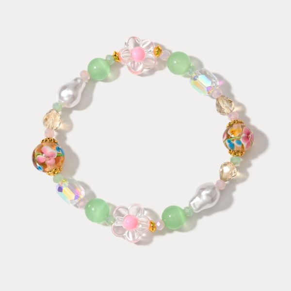 Pastel Natural Stone Beaded Bracelet Online Hot Sale