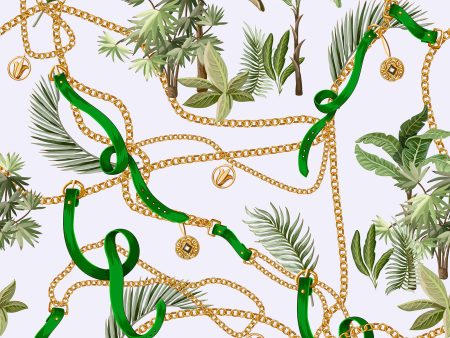 Tropical Belt Chain Square Scarf Online