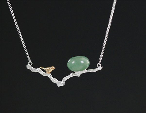 Birds on Branch Nest Necklace Sale