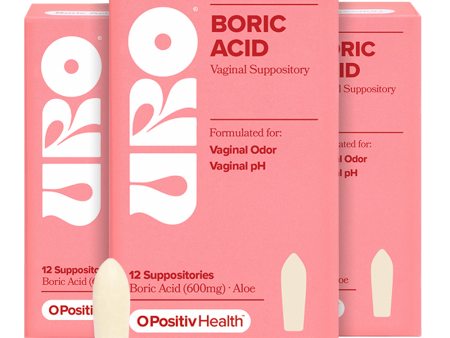 URO Boric Acid Vaginal Suppository - Bundle Online Sale