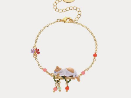 Orange Cat Bracelet For Cheap