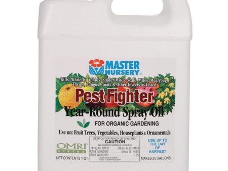 Master Nursery Pest Fighter Year-Round Spray Oil, OMRI, Concentrate, 16 oz. Supply