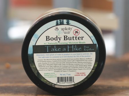 Take A Hike Body Butter - 100% Natural Bug Repellent with Natural Sun Protection Online Sale