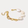 Pearl Hollow Chain Bracelet For Discount