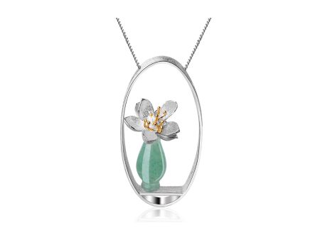 Lotus Whispers Vase Pendant Sale