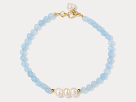 Blue Pearl Bracelet Hot on Sale