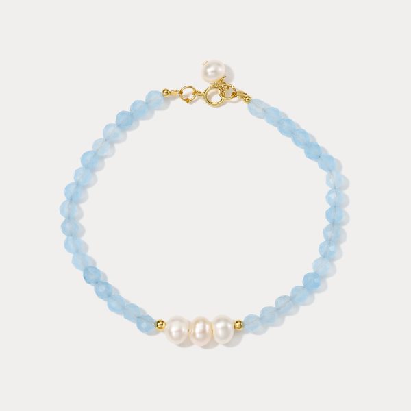 Blue Pearl Bracelet Hot on Sale