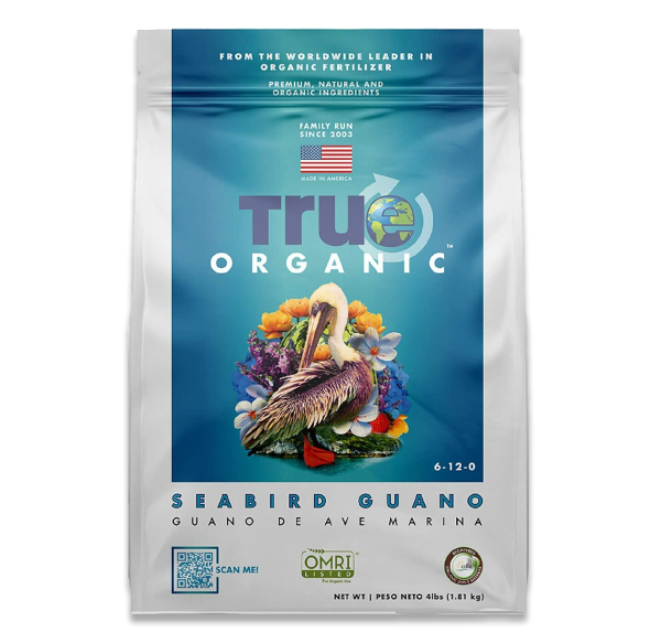 True Organic Seabird Guano Dry Fertilizer, 6-12-0, OMRI, 4 lbs. Cheap