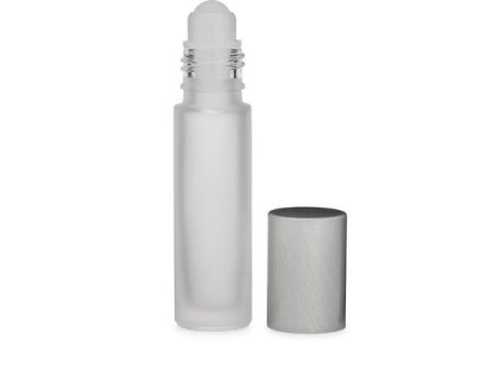 Glass Roller Bottle w  Cap, .35 oz - Assorted color lids For Cheap