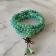 Ceramic Prayer Bracelet - Teal For Cheap