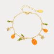 Golden Plum Flower Bracelet Discount